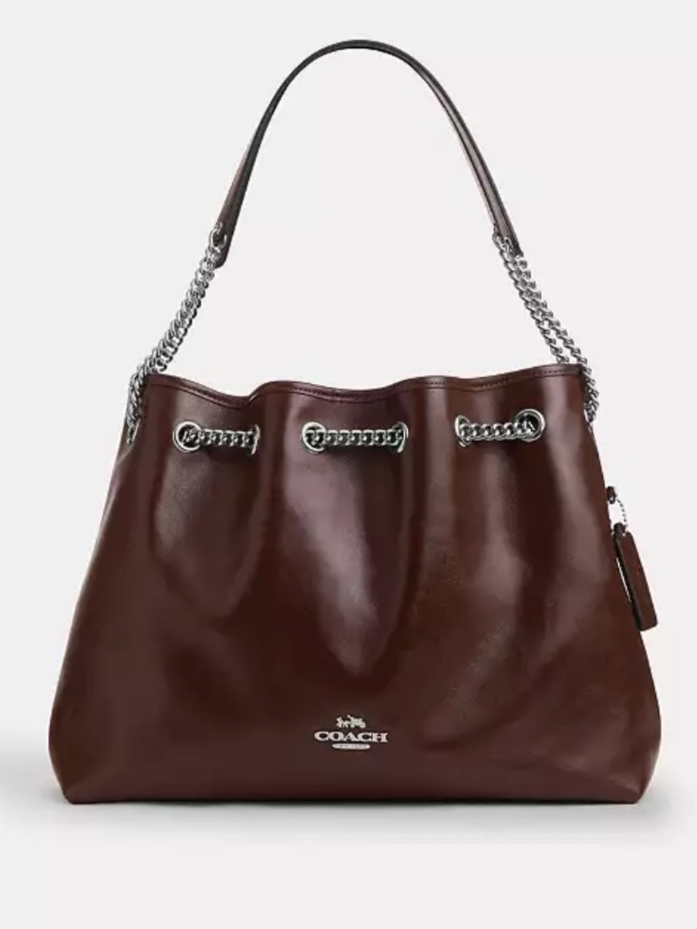 Coach Evelyn Shoulder Bag Maple Color.🌸